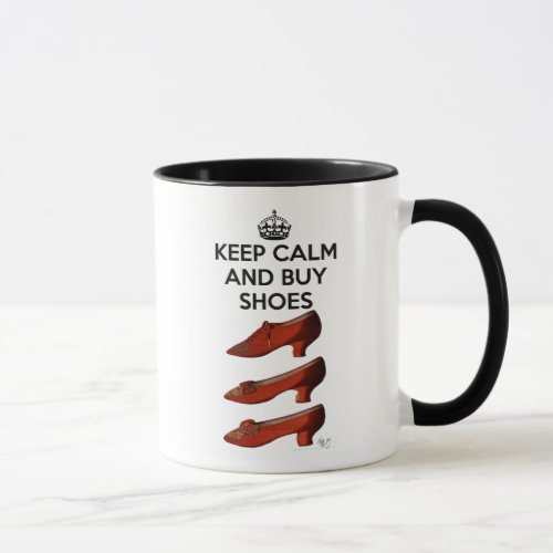 Keep Calm Buy Shoes Mug