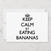 Keep calm by eating Bananas (Front)
