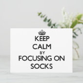 Keep Calm by focusing on Socks (Standing Front)