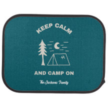 Keep Calm Camp On Custom Camping