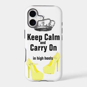 Keep Calm Carry On High Heel Shoes iPhone 5 17 Case