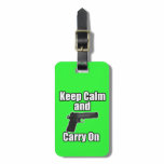 Keep Calm Carry On Luggage Tag