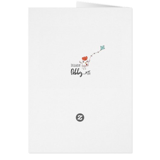 Keep Calm & Carry Yarn Card 5 x 7 (Back)