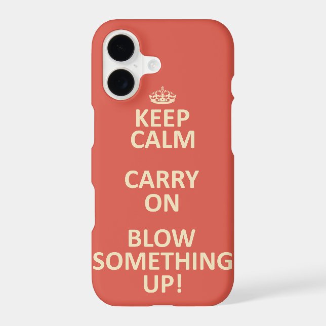 Keep Calm Case-Mate iPhone Case (Back)