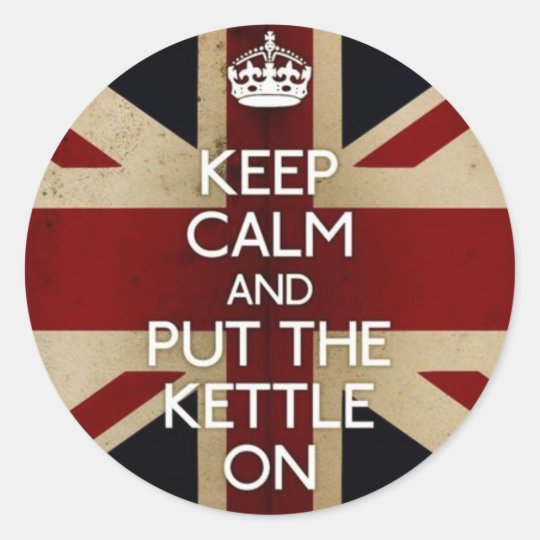 Keep Calm Classic Round Sticker
