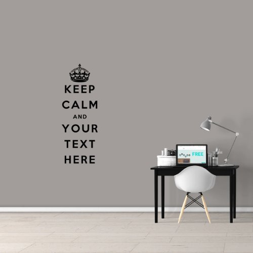 Keep Calm Classic Script Medium Wall Decal