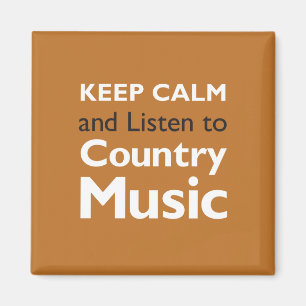 Keep Calm Country Magnet