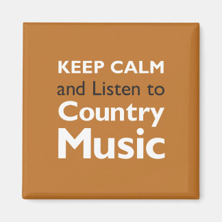 Keep Calm Country Magnet