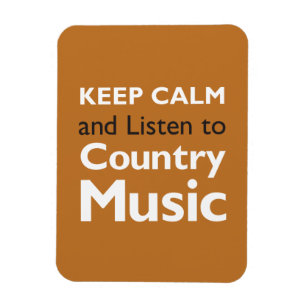 Keep Calm Country Magnet