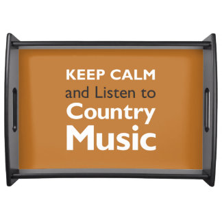 Keep Calm Country Serving Tray