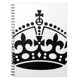 Keep Calm Crown Notebook