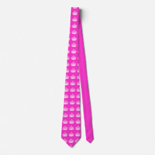 KEEP CALM CROWN on Hot Pink Customize This! Tie