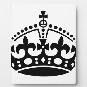 Keep Calm Crown Plaque