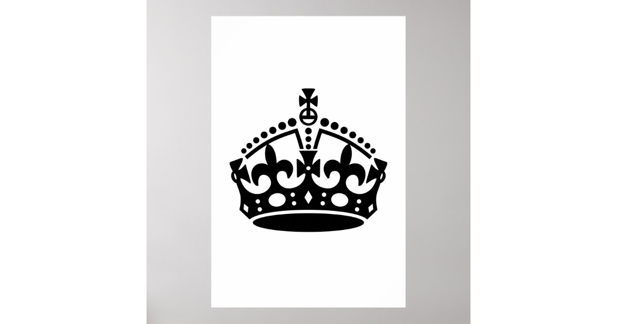 keep calm crown template poster zazzle com wedding favor tags template