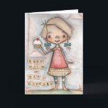 Keep Calm Cupcake - Birthday Card<br><div class="desc">From my original painting,  "Keep Calm Cupcake". Feel free to change inside text to suit your needs. 
©studiodudaart</div>