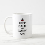 Keep Calm Curry On Coffee Mug at Zazzle