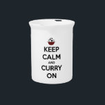 keep calm curry on pitcher<br><div class="desc">"Keep Calm and Curry On"</div>