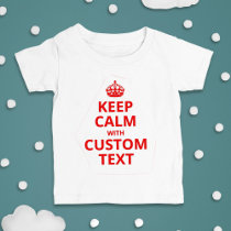 Keep Calm Custom Quote Template T-Shirt