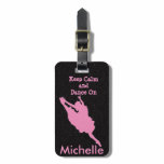 Keep Calm & Dance On Luggage Tag Keep Calm & Dance On Luggage Tag