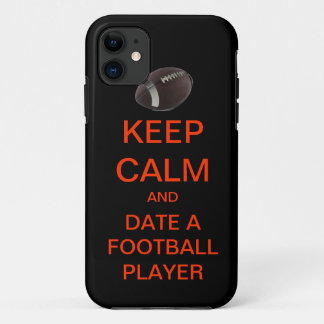 KEEP CALM Date A Football Player Mod iPhone Case