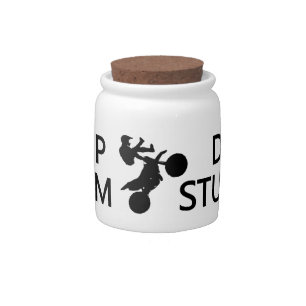 Keep Calm & Do Stunts candy jars