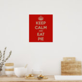 Keep Calm & Eat Pie Wall Poster (Kitchen)