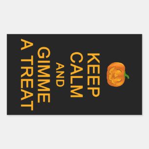 Keep Calm & Gimme a Treat stickers