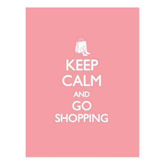 Keep Calm And Go Shopping Gifts on Zazzle