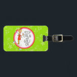 Keep Calm Golf On Bag Tag<br><div class="desc">Cute fun 'bag tag' with fun saying. Back left blank for personalization. Use as luggage or gear bag tag. Great gift for the golfer in our lives or anyone that loves to be active.</div>