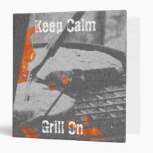 Keep Calm Grill On - Recipe Binder
