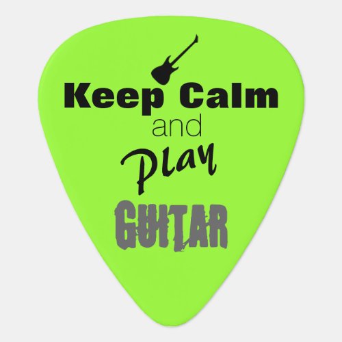 Keep Calm Guitar Players Pick