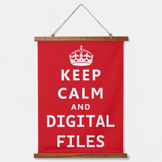 Keep Calm Hanging Tapestry (Front)