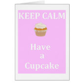 Keep Calm - Have a Cupcake (Front)