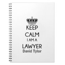 Keep Calm, I am a Lawyer Notebook