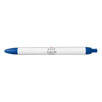 Keep Calm I am a Nurse Blue Ink Pen