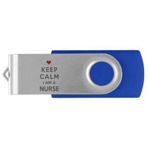 Keep Calm I am a Nurse Flash Drive