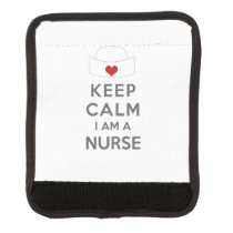 Keep Calm I am a Nurse Luggage Handle Wrap