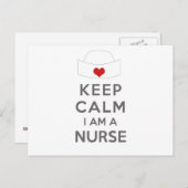 Keep Calm I am a Nurse Postcard (Front/Back)