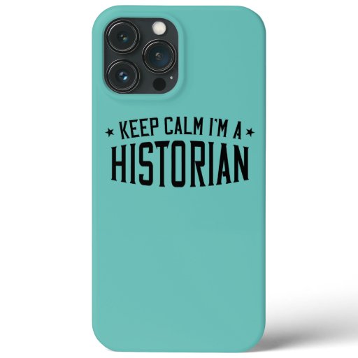 Keep calm I'm a historian Historians Historic iPhone 13 Pro Max Case