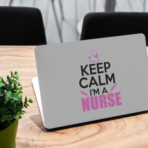 Keep Calm Im A Nurse  HP Laptop Skin