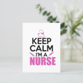 Keep Calm I'm A Nurse Postcard (Standing Front)
