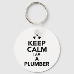 Keep calm I'm a Plumber Keychain
