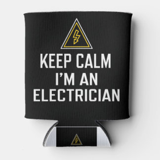 Keep Calm I'm An Electrician Can Cooler