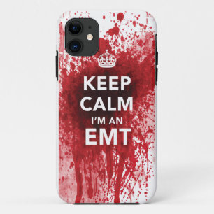 Keep Calm I'm an EMT Blood Spattered iPhone 5 Case