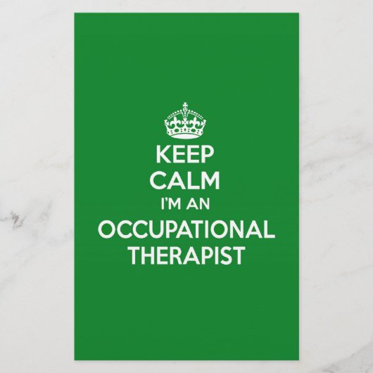 KEEP CALM I'M AN OCCUPATIONAL THERAPIST OT GIFT (Front)
