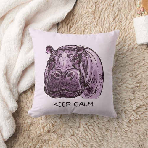 Keep Calm Inspiration Throw Pillow