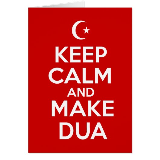 Keep Calm Islamic Cards (Front)