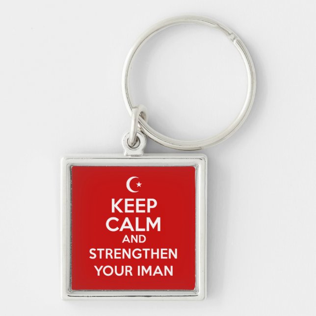 Keep Calm Islamic Keychain (Front)