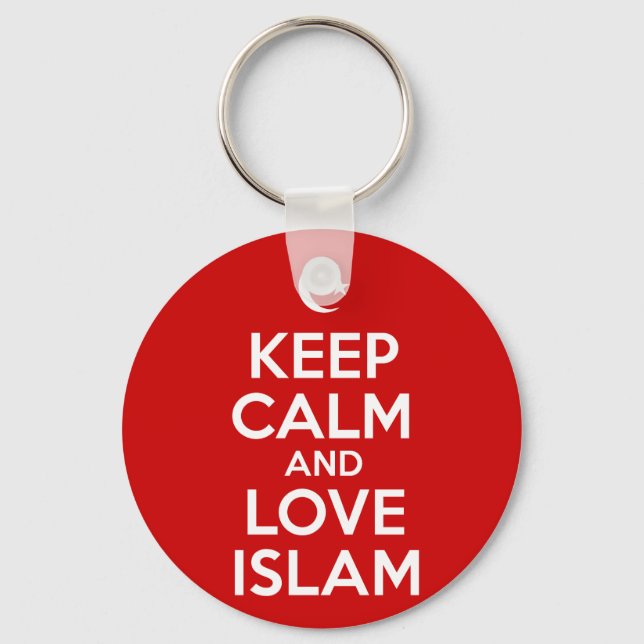 Keep Calm Islamic Keychain (Front)