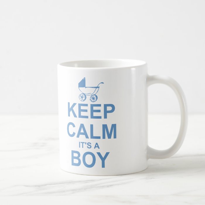 Keep Calm It's A Boy Coffee Mug